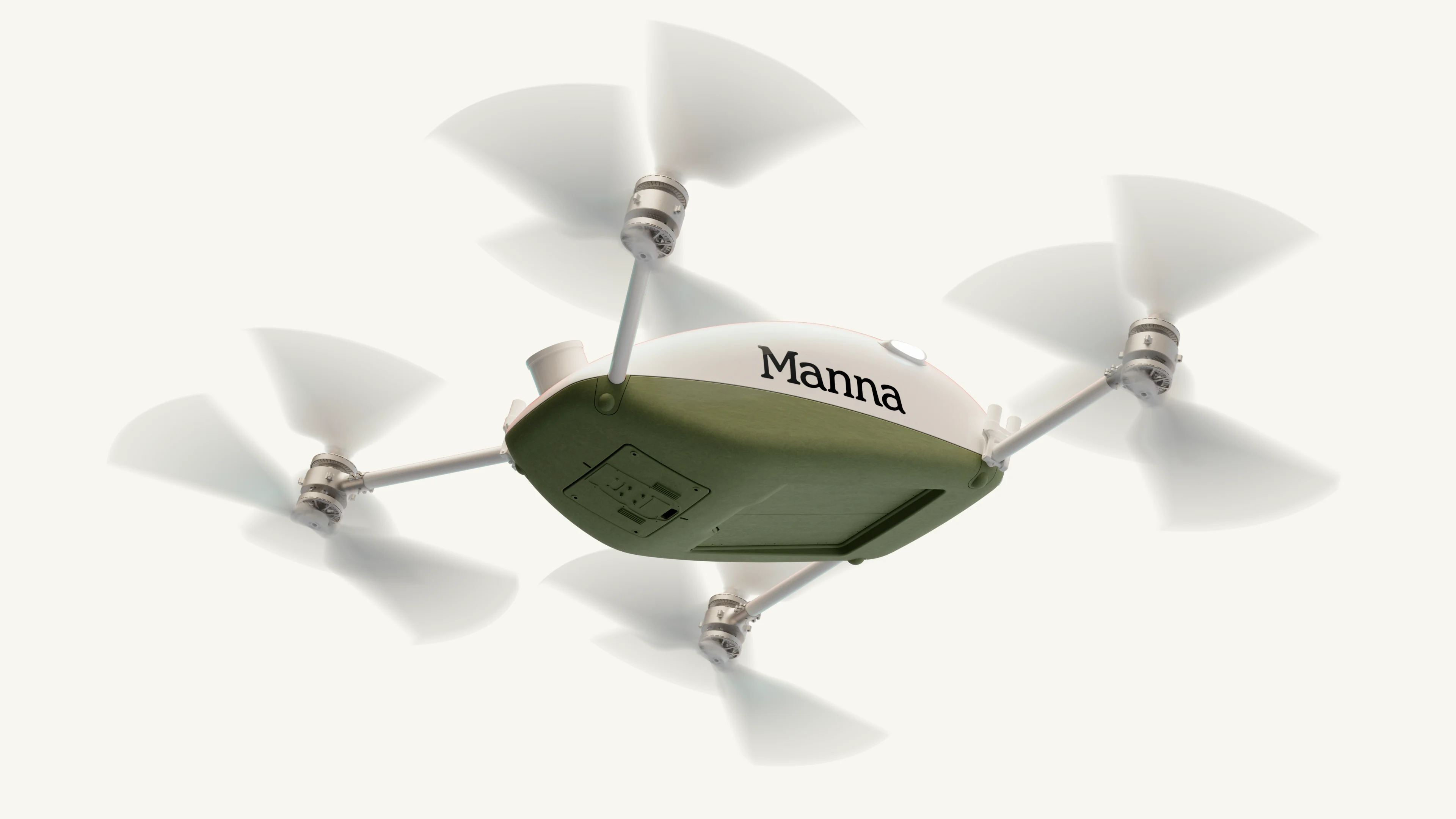 A Manna aircraft in flight